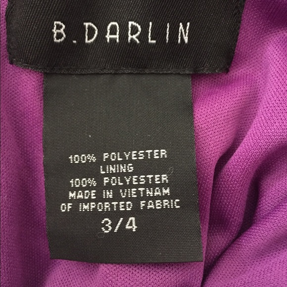 Cocktail Dress- Purple. Pretty detail. - Picture 2 of 4